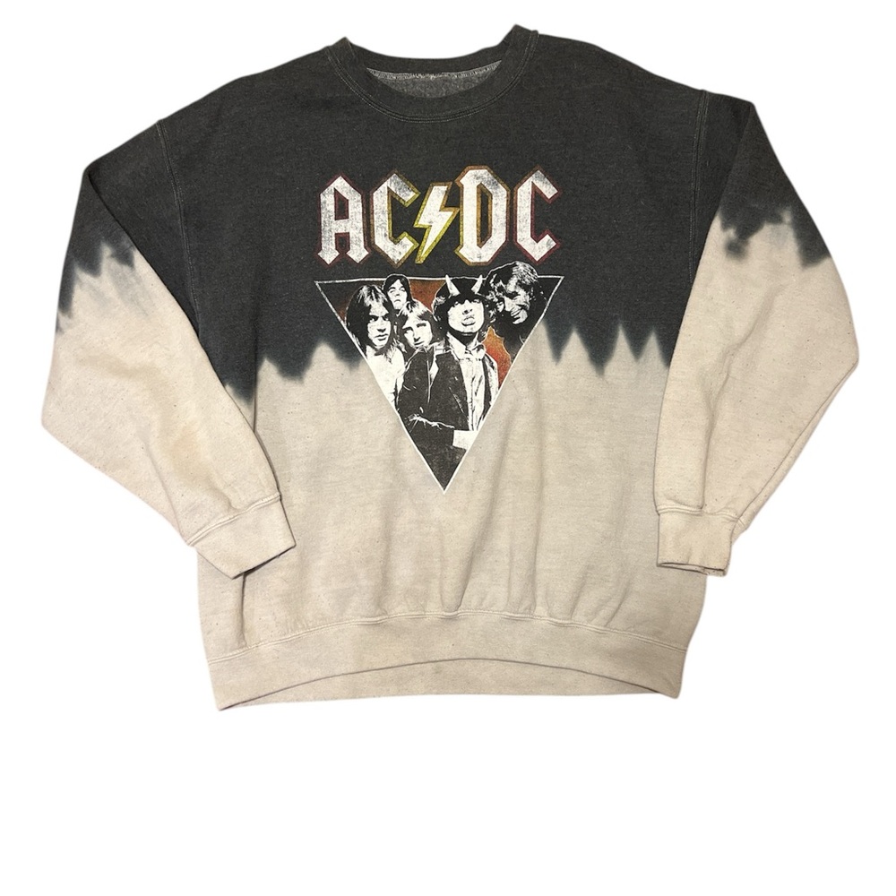 AC/DC Black and Beige Men's Sweater